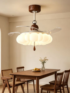 Retro Style Silent Ceiling Fan Light