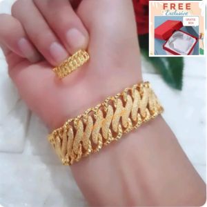 GELANG TIKAR BESAR TITANIUM VIRAL GRATIS CINCIN PLUS KOTAK/BOX TERMURAH
