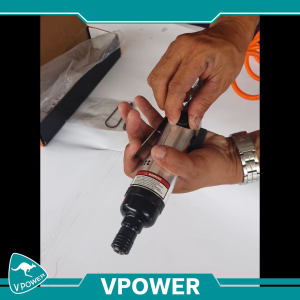 VPOWER V-8101 ไขควงลม 1/4นิ้ว แรงบิดสูงสุด 30Nm. ความเร็วรอบ 11000 รอบ