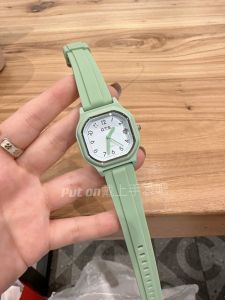 Otis OTS Brand Student Square Calendar Watch Minimalist Exam Waterproof Junior High School Easiest for Match