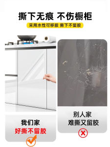Cabinet Protective Film Transparent Self-Adhesive Kitchen Oil-Proof Stickers Paper Furniture Moisture-Proof Cabinet Door Waterproof Film Wooden Door Special