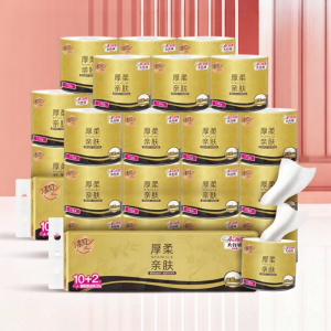 Breeze | Black Gold Tissue Roll 4 Layers