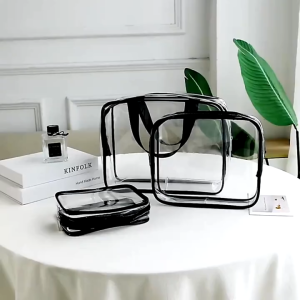 Makeup Pouch Waterproof Transparent Travel Bag Pouch Organizer