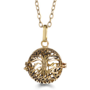 20th Century Classical Chime Caller Music Ball Pendant Classic Design Aromatherapy Diffuser Innovative Necklace Personality Gift