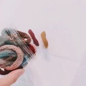 Ikat Rambut Korea Style Kerut Fasion Anak Dewasa Elastis Warna Lucu Aksesoris Rambut Murah Ikat Rambut Kerut Warna Gelap Dan Terang Murah Per 5 Pcs