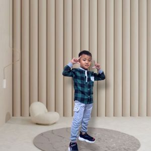 stelan kemeja hodie anak terbaru celana cargo 1-10 tahun