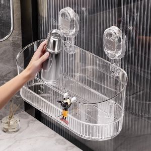 Suction Wall-Mounted Storage Shelf