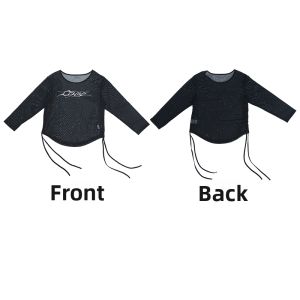 CBXLAB | Dance-ready Translucent Elastic Long-sleeve Top