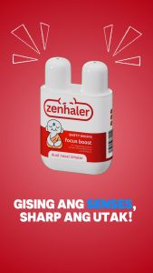 Zenhaler Focus Boost – Dual Nasal Inhaler - Double Hole | for Mental Clarity Concentration & Energy