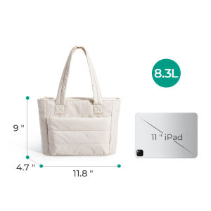 Bagsmart Túi tote cho phụ nữ Trọng lượng nhẹ Túi xách sưng húp với khoang túi du lịch đeo vai thể thao phòng tập thể dục Túi Yoga