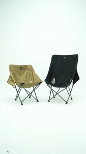 ALLTREK Kursi Camping Lipat NOMAD Outdoor Folding Moon Chair - Small Black