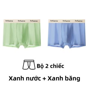 MiiOW | Quần lót nam Ice Silk thoáng khí kháng khuẩn mùa hè quần đùi nam quần lót nam MiiOW thương hiệu giản dị bán trực tuyến