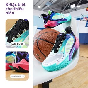 XTEP | Giày Bóng Rổ Cao Đế Thoáng Khí