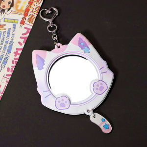 Cute Cat Ear Badge Holder Case for Ita Bag Decoration Anime Keychain Pendant Pin Badge Protector Collection Display Badge Cover