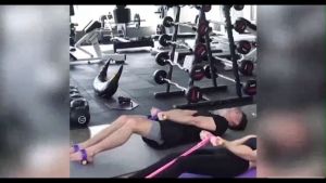 Dây Tập Gym Cơ Bụng Dây kéo lưng Dây tập thể dục tập Gym Thon Gọn Nâng Cao Sức Khỏe