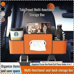 【Giao HàNg Trong VòNg 24 Giờ】TúI đựNg đồ đa NăNg Phía Sau Ghế ô Tô Giá để BìNh Sữa HộP đựNg đồ TrêN ô Tô Có MóC Treo 车载多功能椅背储物盒