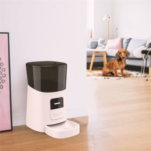 DUDU Pet Automatic Cat Food Dispenser [2025 Upgraded Version] 5G WiFi Pet Feeder with APP Control Remote Feeding 6L Automatic Dog Feeder Sensor Cats and Dogs Daily