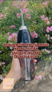 Máy Tăm Nước Tăm Nước Cầm Tay Vanlu Cao Cấp Chuyên Vệ Sinh Bảo Vệ Răng Miệng