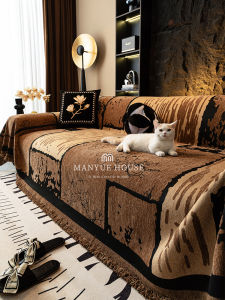 Mankyo Premium Feelnor Sofa Cover Retro One-Piece Full Wrap Living Room Sofa Protector Nordic Style Dustproof Cat Scratch Resistant
