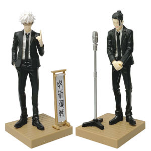 Bandai | 17cm Jujutsu Kaisen Anime Figure Suit Gojou Satoru Action Figure Handsome Suit Man Geto Suguru Figurine PVC Collection Model Toy