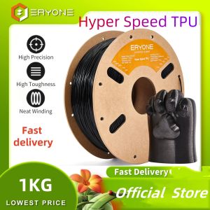 ERYONE 1KG TPU Hyper Speed 95A Premium Filament 3D PrintMax Print Speed 300mm/sMulticolor AvailableDiameter:1.75mm1KG/Spool