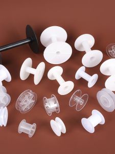 Transparent Plastic Wire Coil Core Handmade Letter Plastic Tube Storage Organizer round Shape Jewelry Accessories DIY Parts