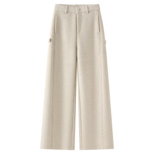 MEITESIJIAONU | Thickened Warm Tweed Wide Leg Pants