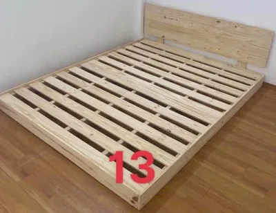 Giường Palet có viền chân (cao 10cm) nhiều kích thước