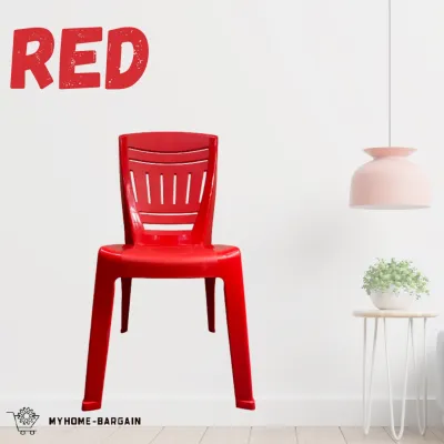Plastic Chair | Kerusi Plastik | Dining Chair | Buatan Malaysia | Kerusi Plastik Tebal | Household Plastic Chair
