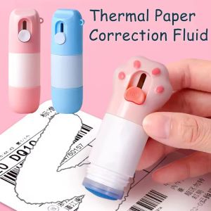 Thermal Paper Mail Opener 2 in 1 Correction Fluid With Knife Portable Durable Home Anti Peep Identity Protection Fluid Eraser