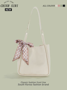 กระเป๋าสะพายไหล่ทรงถังความจุขนาดใหญ่สำหรับผู้หญิง Chier Original Underarm Tote Bag กระเป๋าสะพายประจำวันแบบลำลอง กระเป๋าสะพายไหล่แบบเดี่ยว