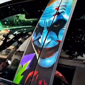 Stiker Karbon Pillar Pintu Mobil Ford Everest Ranger Raptor Fiesta EcoSport