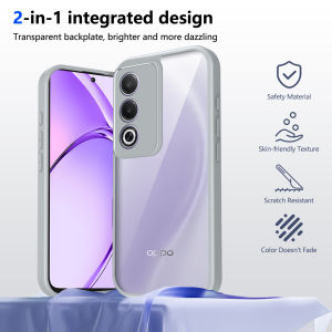 Oppo A3 Pro 5G CPH2639 Case Air Cushion Silicone Bumper Clear Matte Back Cover Hard Phone Case for Oppo A3 Pro A3Pro 5G CPH2665