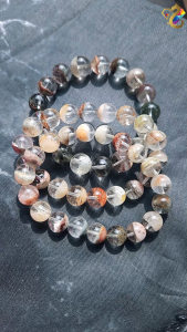 Graduation Grade Old Mine Wealth Pot Macaron Phantom Quartz Bracelet