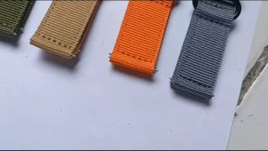 Tali Jam-Nato Zulu Ring 3 Nylon Watch Strap Tali Jam Tangan Canvas