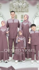 BAJU COUPLE SARIMBIT KELUARGA ELFA 313 CRUSHED VIOLET by ETHICA