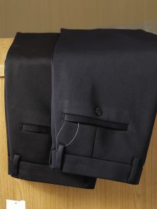 Quần Âu Nam Ống Đứng Dày Chống Nhăn Không Dính Lông Mùa Thu Đông Cao Cấp Màu Trơn Quần Tây