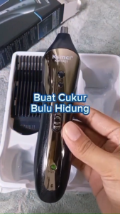 Alat Cukur Pangkas Shaver Rambut Jenggot Hair Clipper Proffesional Barbershop 3 in1 Kemei KM 1407