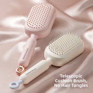 Antistatic Fluffy Straightening Massaging Hairbrush