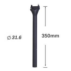 elitaone Bicycle Seat Post Carbon Light 130g 25.4 27.2 30.9 31.6mm MTB/Road Bike Seatpost 300/400mm