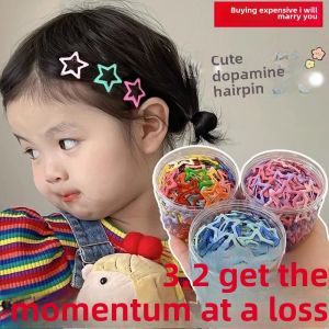 Cute Star Hair Clips for Girls Childrens Accessories Side Hair BB Clips Baby Girl Hair Decorations Lovely Hair Accessories