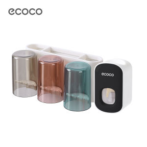 ecoco | No-Drill Wall Mount Toothbrush Cup Holder