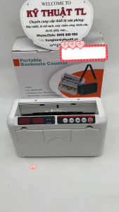 Máy Đếm Tiền Mini Nhỏ Gọn Dùng Pin Không Cần Cắm Điện Thuận Tiện Đem Di Động