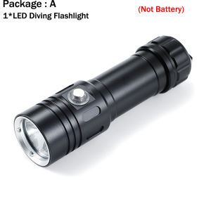 Ekaiou LED Dive Light 2000 Lumens L2 Diving Flashlight IP68 Waterproof Torch By 26650 Battery Underwater 100 Meter Deep Sea Lamp