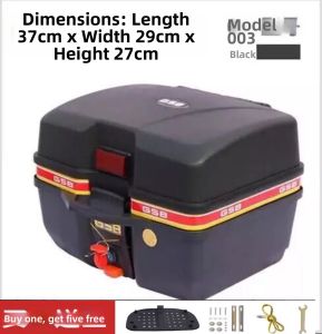 Universal Detachable Motorcycle Tailbox Pedal Storage Box Large Size Unicycle Accessories GSB Brand for Various Motorcycles