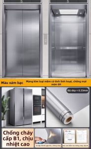 JIUYANG | Phim Trang Trí Tự Dán Bảo Vệ Cửa Thang Máy Xe Hơi Tủ Lạnh Đổi Màu Hoàn Thành Bằng Inox