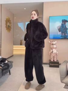 Fashion Thickening Pajama Set