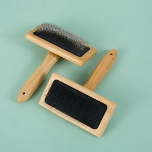 2Pcs Wool Carding Comb Wool Carding Brushes with Bamboo Handle Multipurpose Hand Wool Brushes Professional Needle Felting