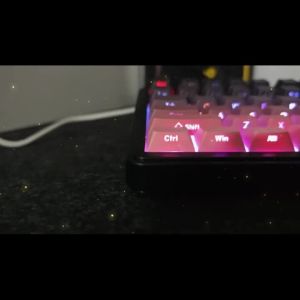 Bộ Keycap PBT Double Shot 130 Phím Màu Đỏ Gradient May Mắn Đèn Nền RGB Tương Thích Với Switch MX Profile OEM Xuyên Sáng Dành Cho Bàn Phím Game Thủ