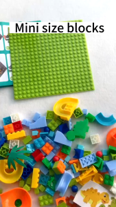 Đồ Chơi Xếp Hình Cầu Trượt Thả Bi 170 Chi Tiết An Toàn Dễ Dàng Cho Bé Lắp Ráp từ 3 tuổi